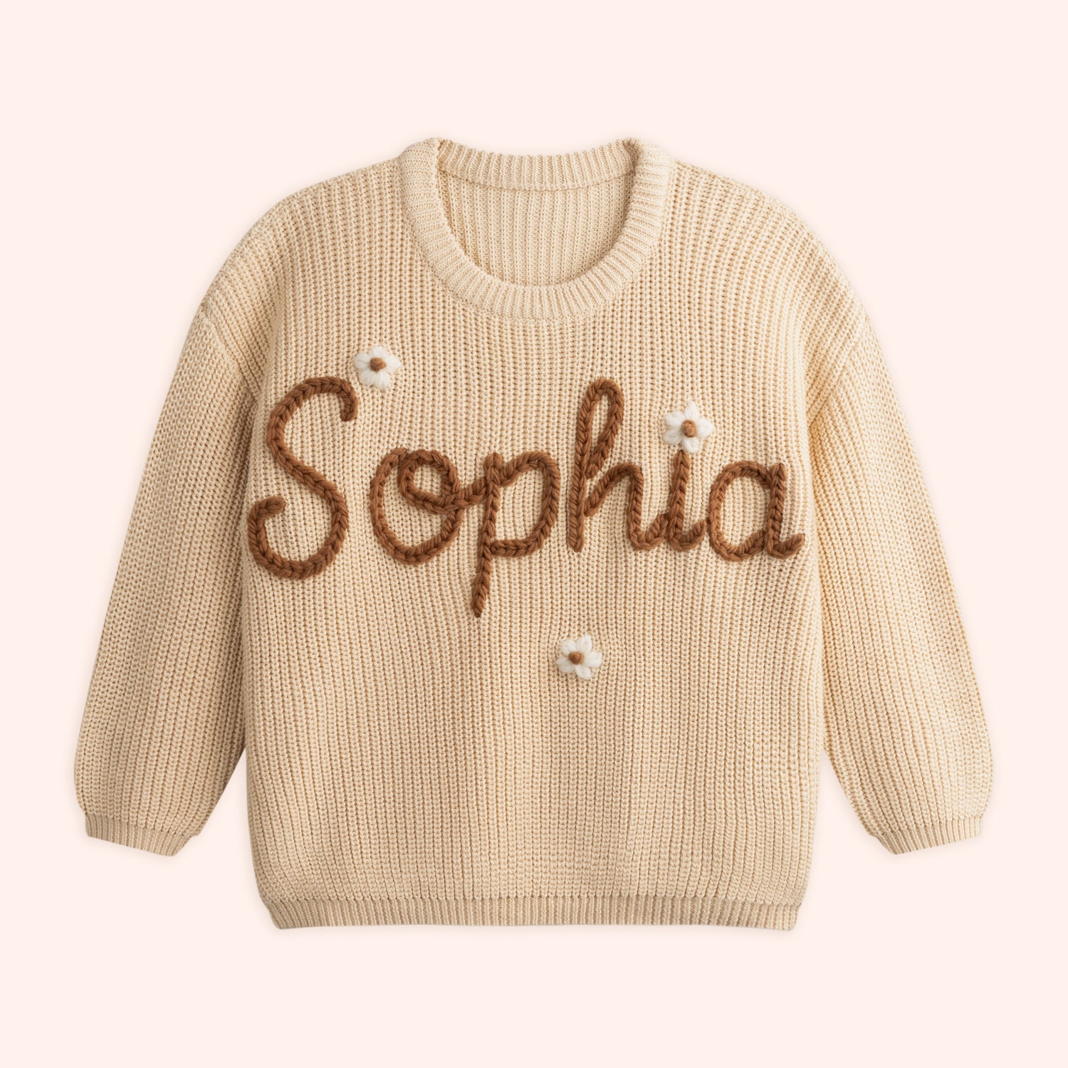 Toddler Sweater Embroidered Sweater with Custom Name Keepsake