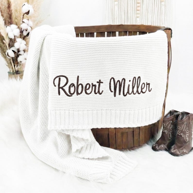 Custom baby blankets for baby shower gifts