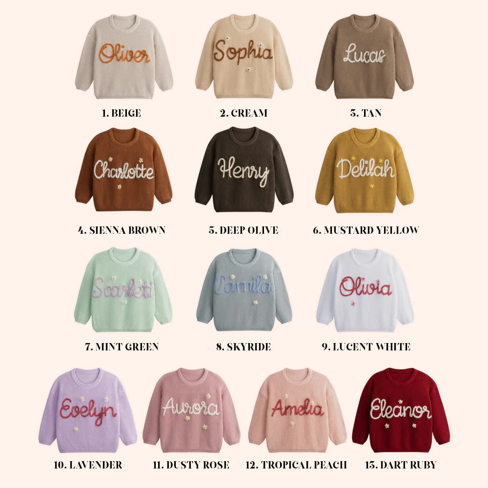 Custom Embroidered Sweater | Chiccubs