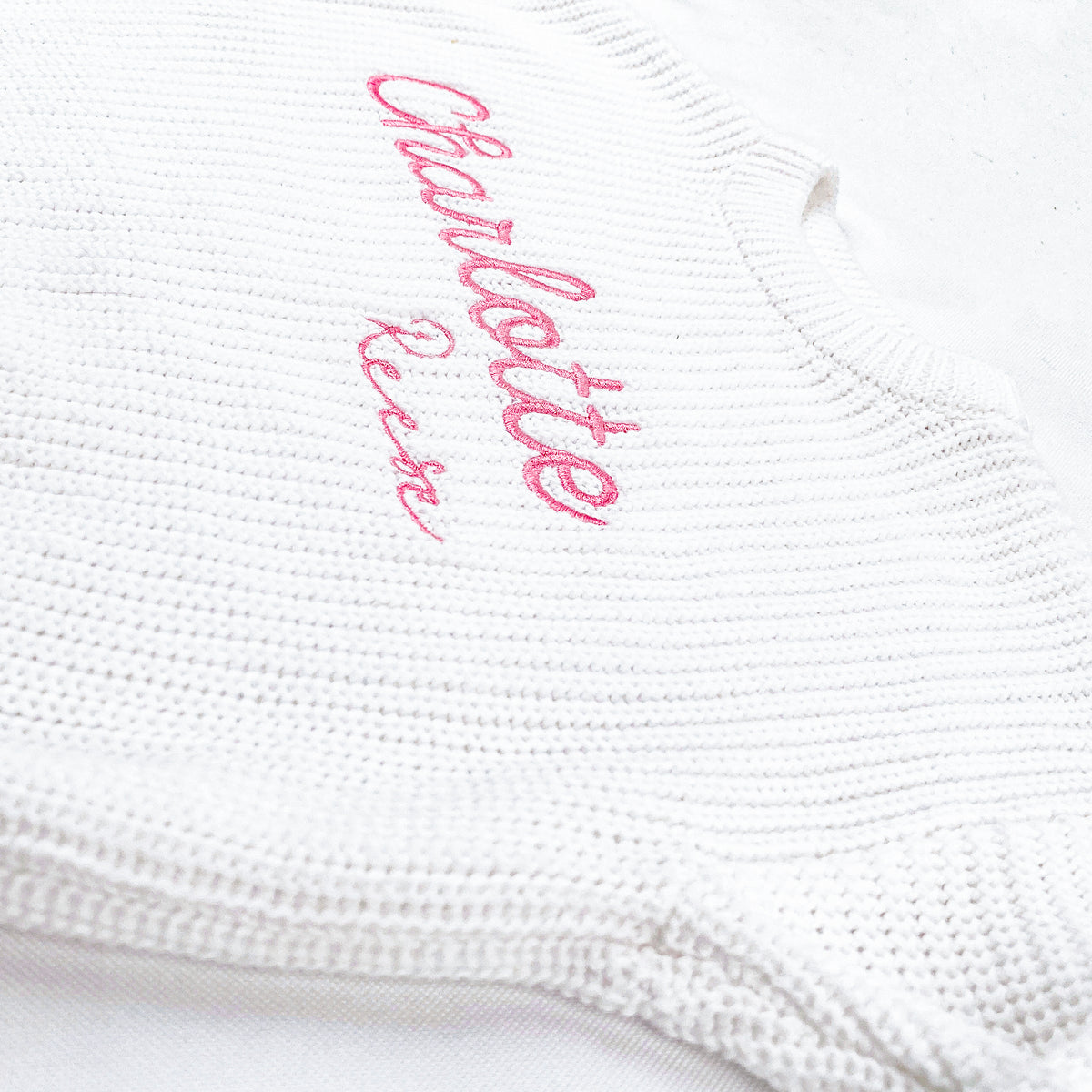 Embroidered Baby Name Sweater Newborn Gifts