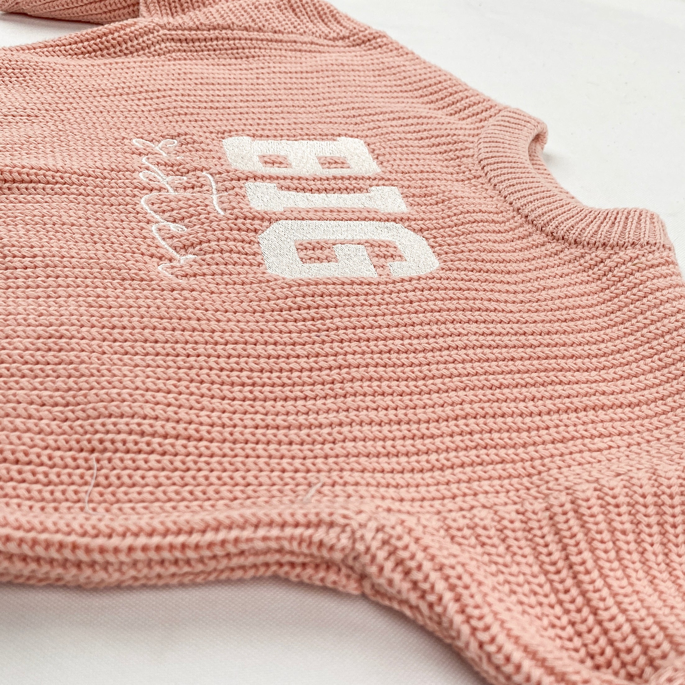 Custom Embroidered Sweater Big Sister Announcement Gift