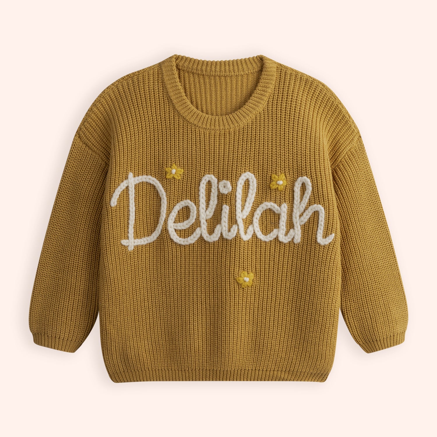 Baby Sweater Hand Embroidered Sweater with Custom Name Special Newborn Gifts