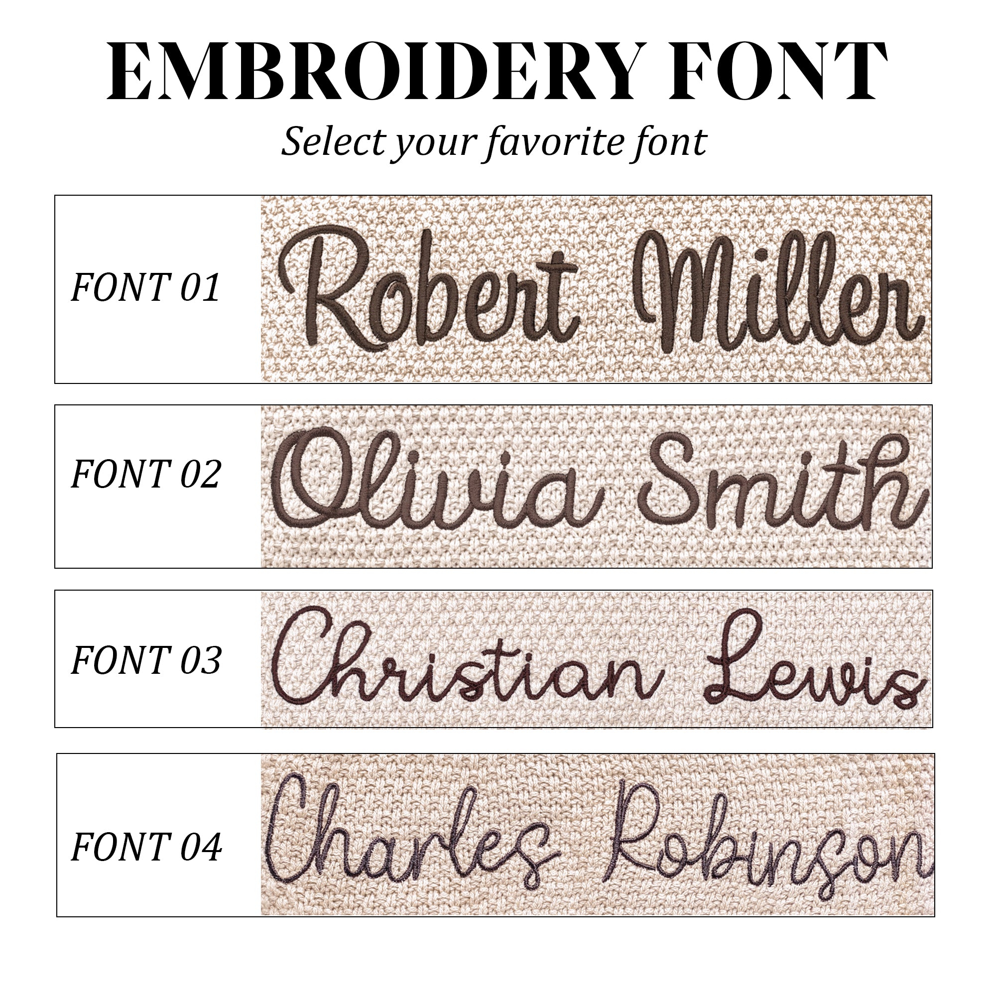 Custom name blankets as gifts for baby